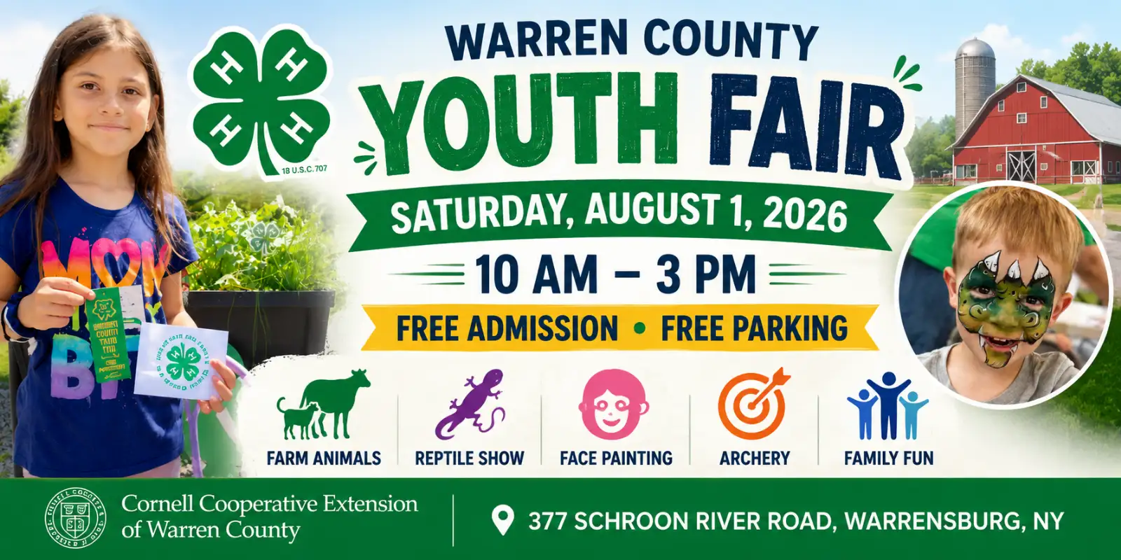 Warren County Youth Fair Returns August 1 with Free Family Fun in Warrensburg Warren County Youth Fair Returns August 1 with Free Family Fun in Warrensburg